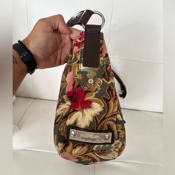 Longaberger shoulder bag bucket drawstring bag - Picture 3 of 12